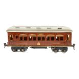 Märklin Mitropa Schlafwagen 1894, S 1, HL, mit Inneneinrichtung und 4 AT, LS und gealterter Lack,