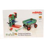 Märklin Grundkasten “M 10“ 1003, wohl komplett, Alterungsspuren, OK, Z 1-2