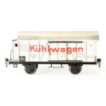 Märklin Kühlwagen 1793, S 1, CL, mit BRH und 2 ST, Dach rest., LS und gealterter Lack, L 27, Z 3