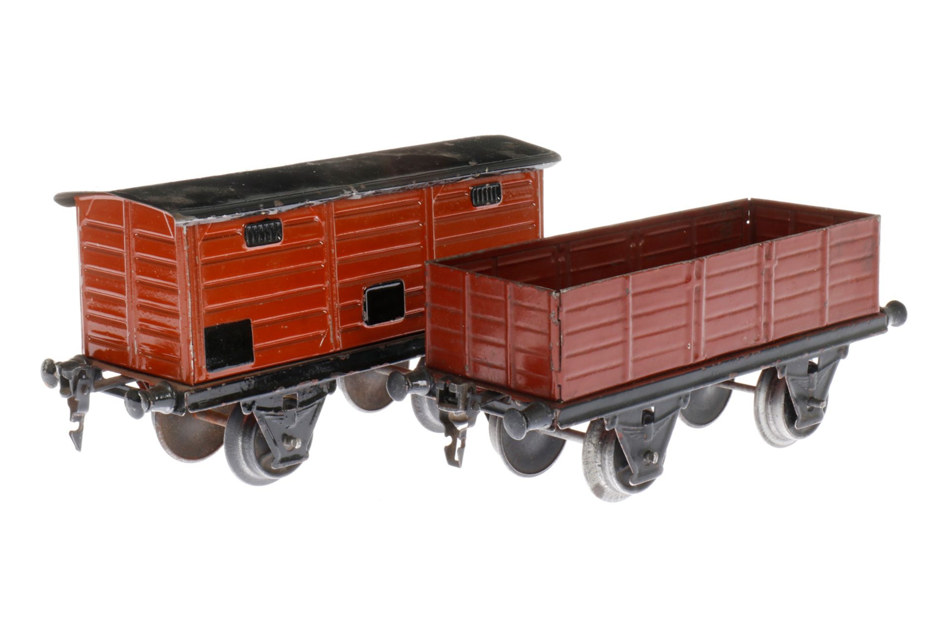 2 Märklin Güterwagen, S 1, HL, LS, L 20, Z 3