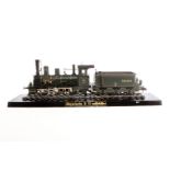 Märklin 1-B Schlepptenderlok “Tristan“ 55530, S 1, elektr., grün/schwarz, Alterungsspuren, OK, Z 2