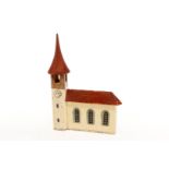 Kirche, Holz, bemalt, L 15, Z 3