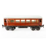 Märklin Mitropa Speisewagen 1888, S 1, CL, mit Inneneinrichtung und 4 AT, LS und gealterter Lack,