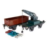 2 Märklin Güterwagen, S 1, HL, 1 NV, LS, L 19,5, Z 3