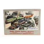 Märklin Katalog D 12, 1935/36, mit Gutschein und Wunschzettel, 72 Seiten, Alterungsspuren