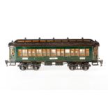 Märklin Personenwagen 1931, S 1, HL, mit 4 AT und Gussrädern, Schilder meist ergänzt, LS und