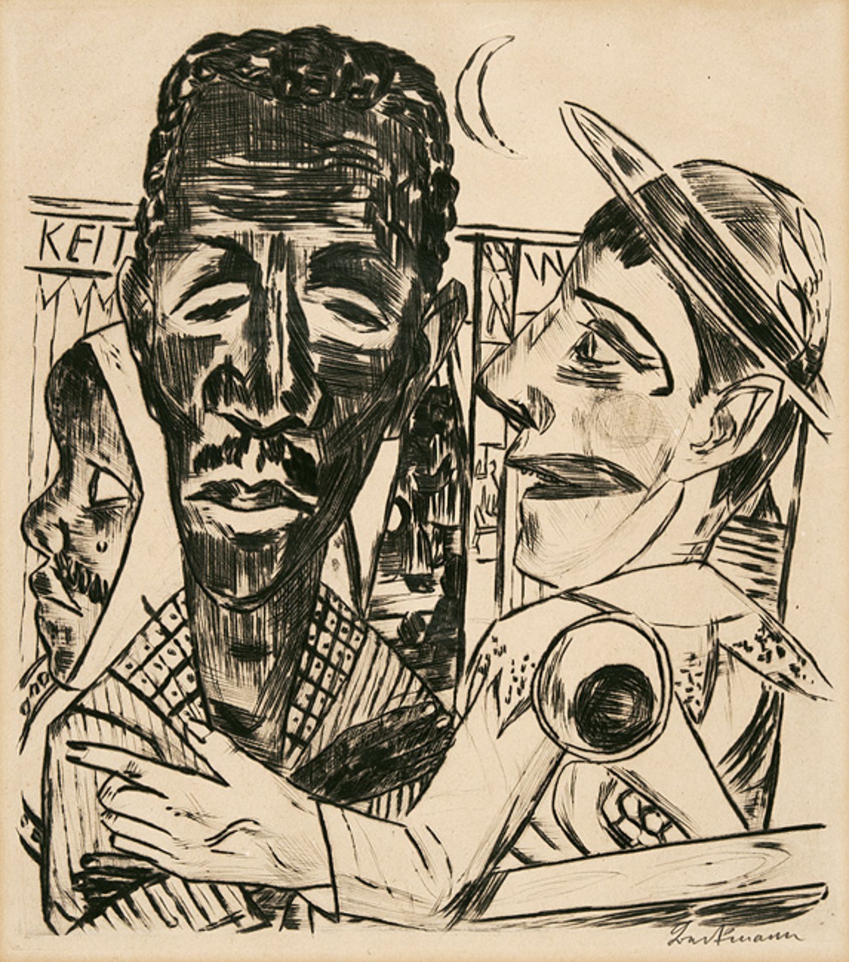 Max Beckmann. Der Neger.