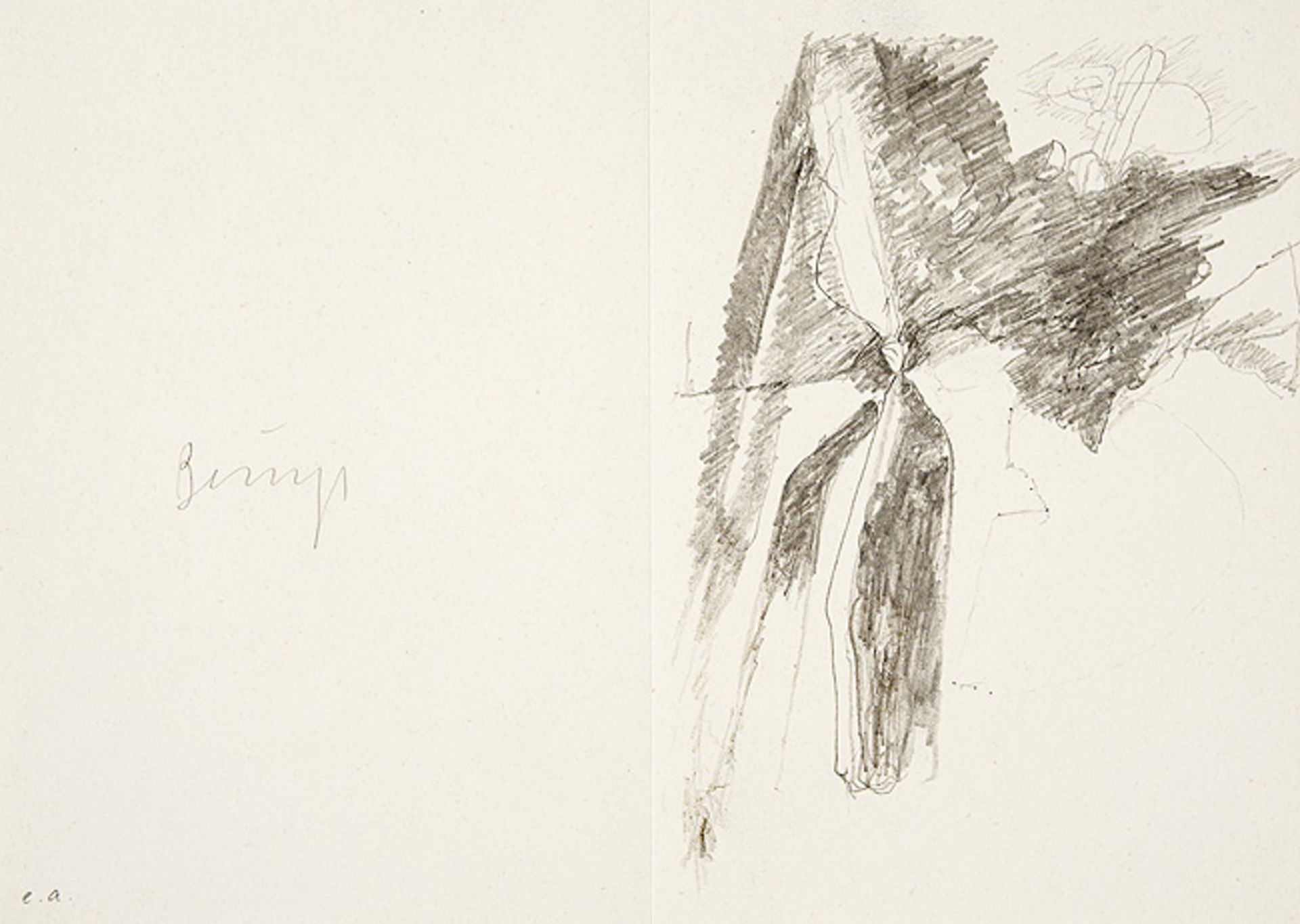 Joseph Beuys. Konvolut von drei Blatt Granolithographien. - Image 3 of 4