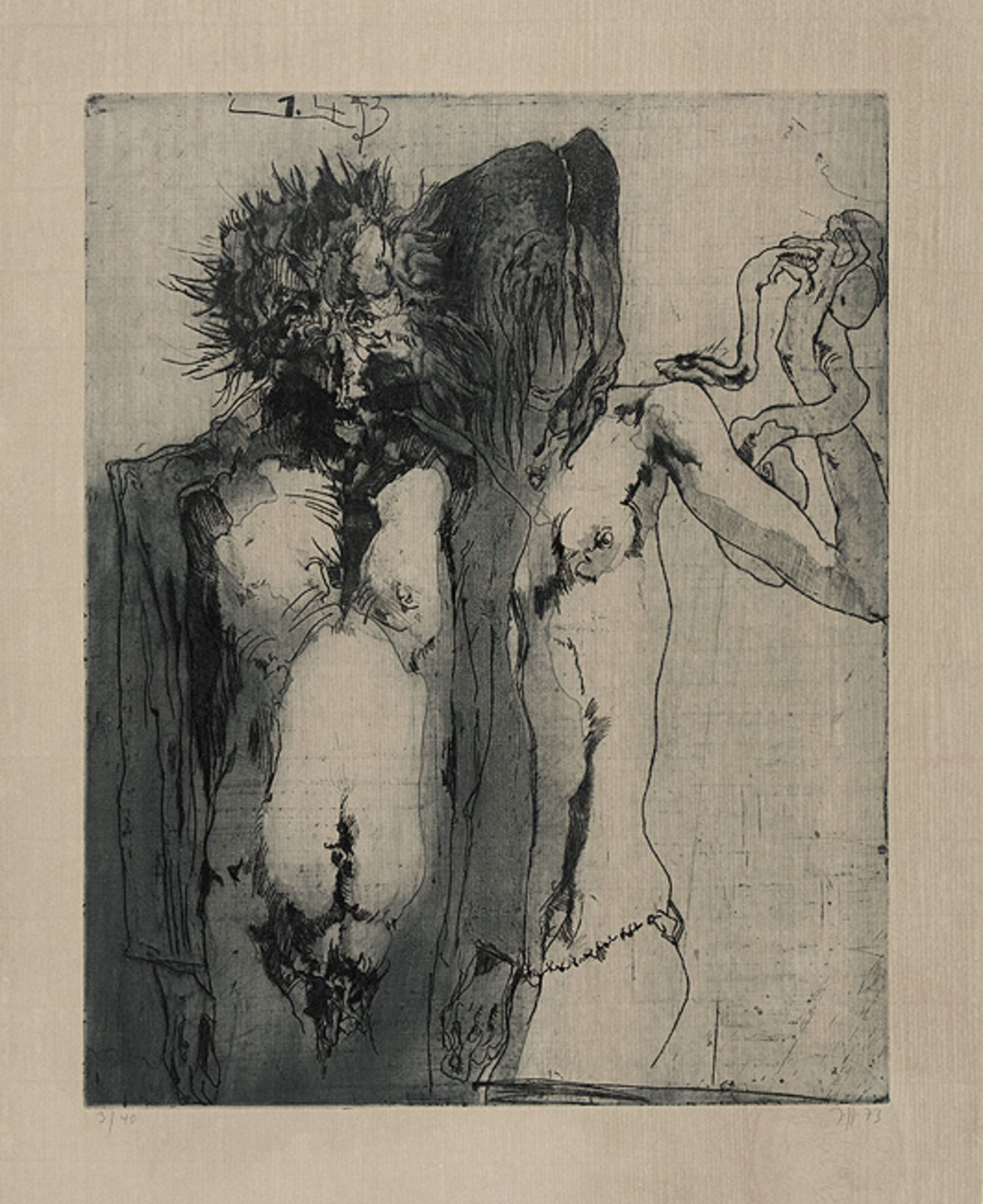 Horst Janssen. Totentanz. - Image 8 of 12