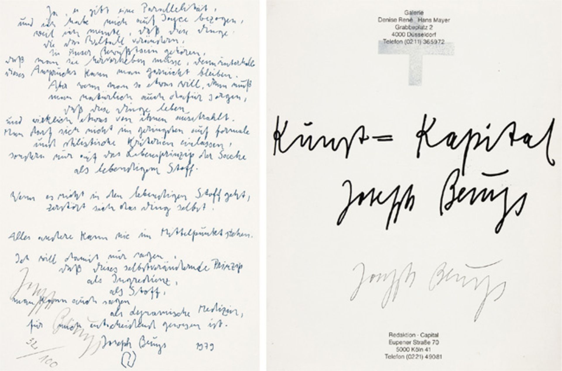 Joseph Beuys. James Joyce.