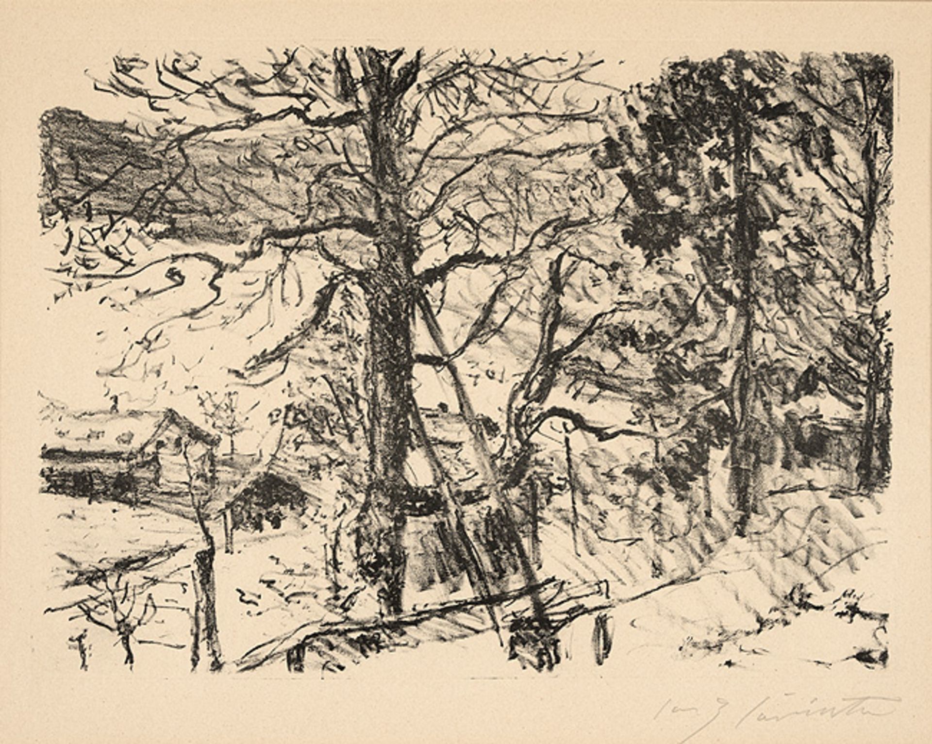 Lovis Corinth. Frühling am Walchensee.