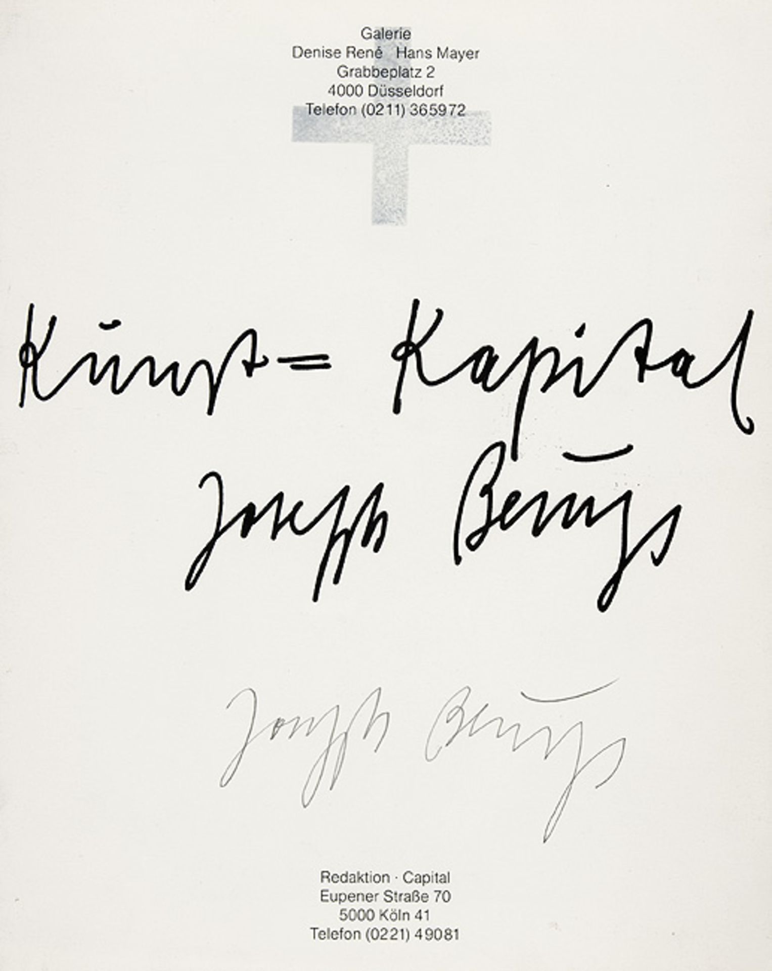 Joseph Beuys. James Joyce. - Image 3 of 3