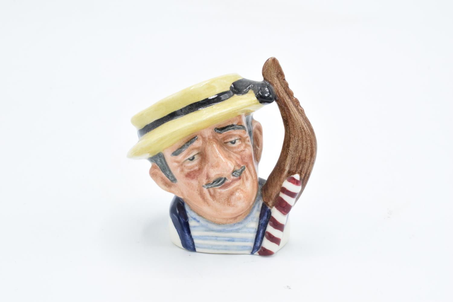 Miniature Royal Doulton character jug Gondolier D6595