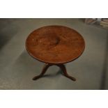 Small Georgian oak tripod tilt top table