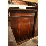 Georgian oak corner cupboard