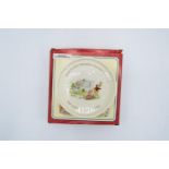 Royal Doulton Bunnykins dish: playing badminton, Golden Jubilee, 65 years of Bunnykins, limited edit