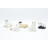 A collection of modern John Beswick animals (5)