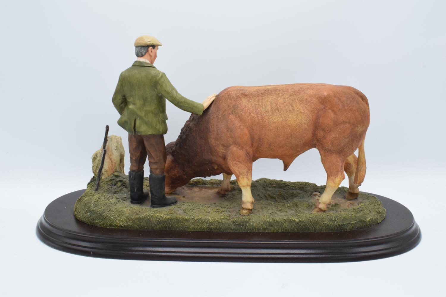 Boxed Country Artists countryside figure of a Limousin Bull- 'The Champions Reward' - Image 2 of 4