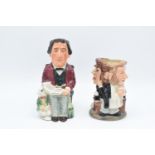 Royal Doulton Toby jugs Lewis Carroll D7078 and Jekyll and Hyde D7024 (2)