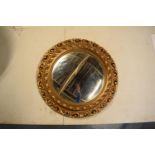 Wooden porthole mirror, mid 20th century by Hibbert Bros