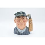 Large Royal Doulton character jug The Golfer: limited edition blue colourway D6784