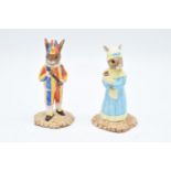 Royal Doulton Bunnykins Punch DB234 & Judy DB235: both limited edition (2) (both boxed with certific