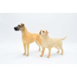 Beswick large Golden Retriever (matte) and Great Dane Ch. Ruler of Ouborough (2)
