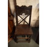 18th century oak Wainscot style chair