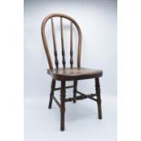 Late Victorian/Early 20th century apprentice spindle back chair