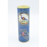 Royal Doulton cylindrical series ware vase with a pheasant design