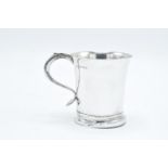 Silver christening mug/ small tankard made by Roberts & Pore, Birmingham 1942 (148.9 grams) In