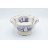 William IV pottery footed bowl of the Reform Bill circa 1830s (We are for our King and the People)