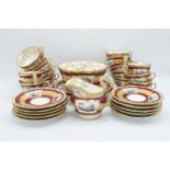 A collection of H & R Daniel tea and dinner ware: pattern number 4024, circa 1820 (29 pieces). In