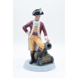 Royal Doulton character figure Officer of the Line HN2733. All in good condition without any obvious
