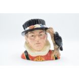 Royal Doulton character jug Yeoman of the Guard D6873. In good condition. 17cm tall