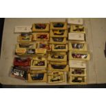 A collection of boxed toy cars to include Halls, Lledo, Days Gone etc (approx 25) Boxes are a bit