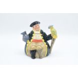 Royal Doulton character teapot of Long John Silver D6853. All in good condition without any