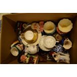 A mixed collection of items to include Royal Doulton character jug, Royal Crown Derby etc