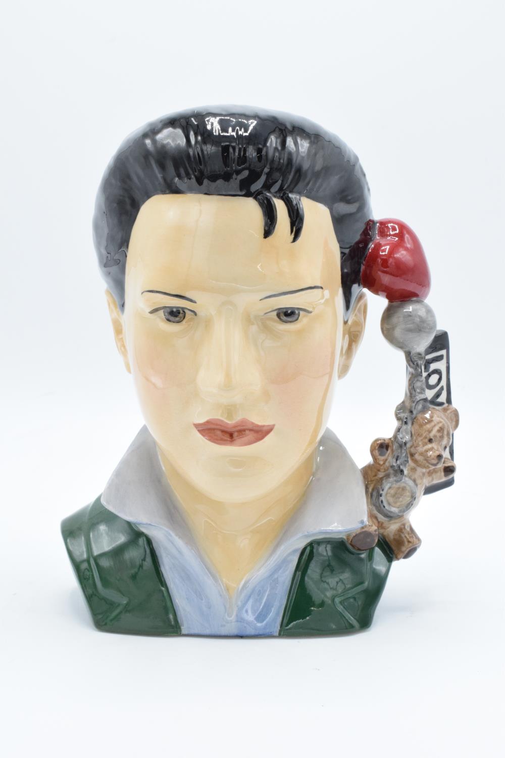 Peggy Davies prototype character jug of Elvis Presley: 1/1 Artists Proof by M Jackson. All in good