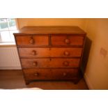 Victorian chest of drawers. The top has got some water stains present and their also bits of trim