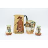 A collection of Royal Doulton series ware to include Night Watchman tankard, Tony Weller and Fagin