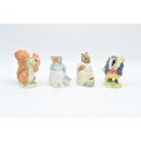 Royal Albert Beatrix Potter figures to include Squirrel Nutkin, Tommy Brock, Chippy Hackee and Ribby