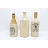 A collection of stoneware bottles to include best London Stout, Inmans Cleanser and one unmarked