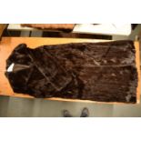 Vintage Canadian ranch mink coat, size 12-16. in good condition