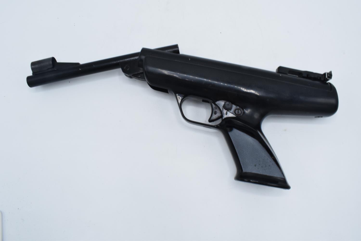 BSA Scorpion .22 cal air pistol. There is wear to the gun in the form of scratches, dents and knocks - Image 10 of 13