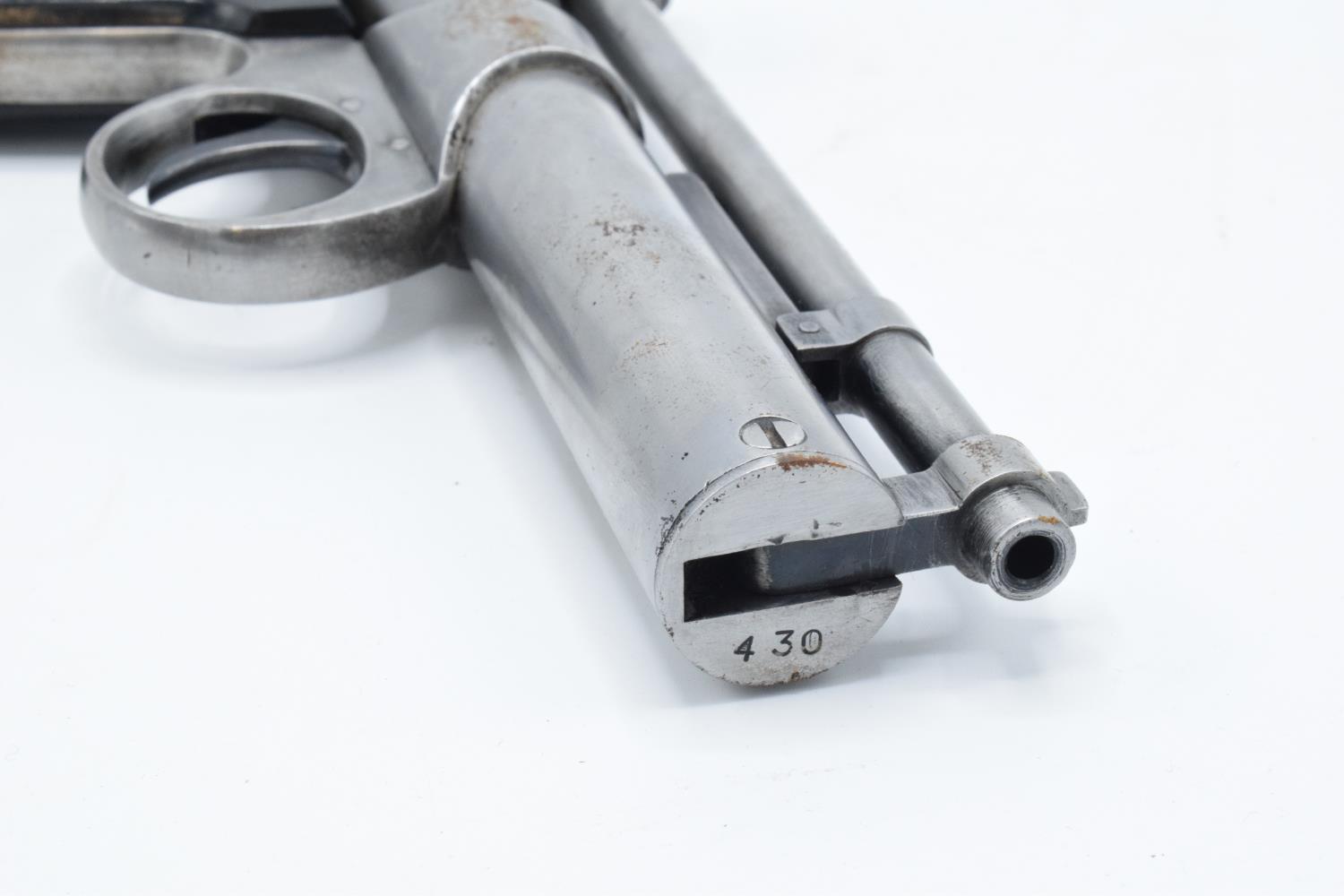 Webley vintage Senior Air Pistol. the metalwork has corroded and rusted but there are no holes. - Image 6 of 10