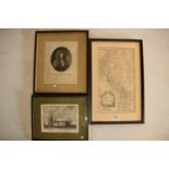 A collection of antique prints to include Sir William Williams, St Sepulchre Church in Northampton