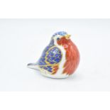 Royal Crown Derby paperweight of a Robin- first quality and with a gold stopper. There is a small
