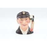 Small Royal Doulton character jug Jack Hobbs D7131. In good condition with no obvious damage or