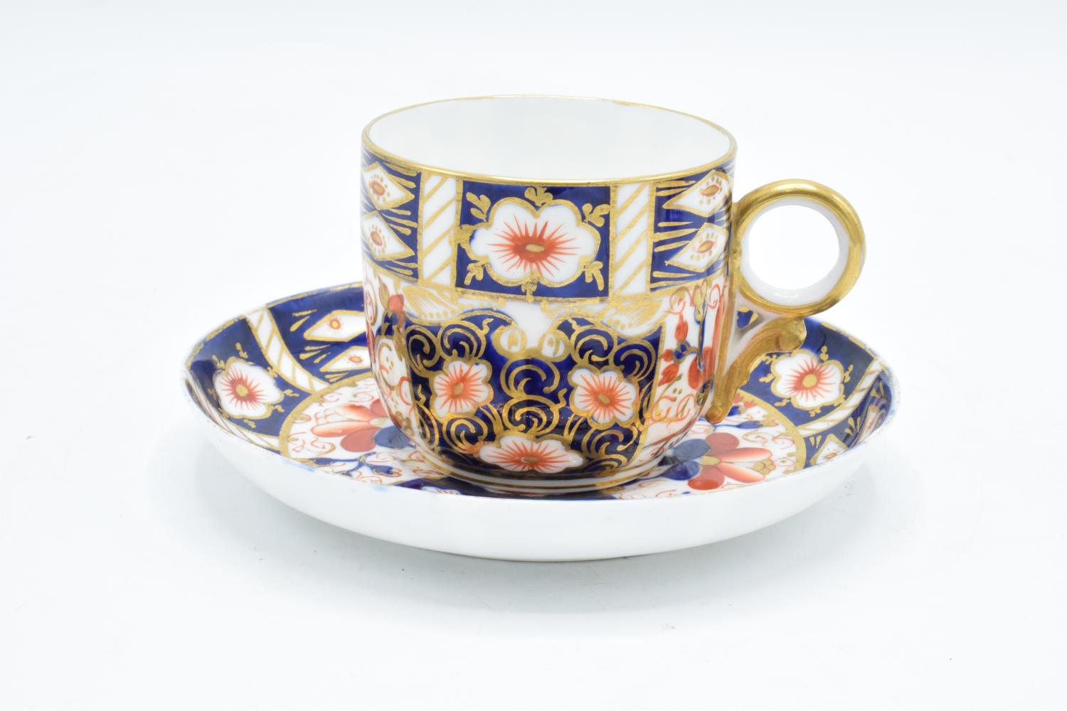 Royal Crown Derby early 20th century Imari cups and saucers (2 duos) All first quality. Both sets - Image 6 of 10